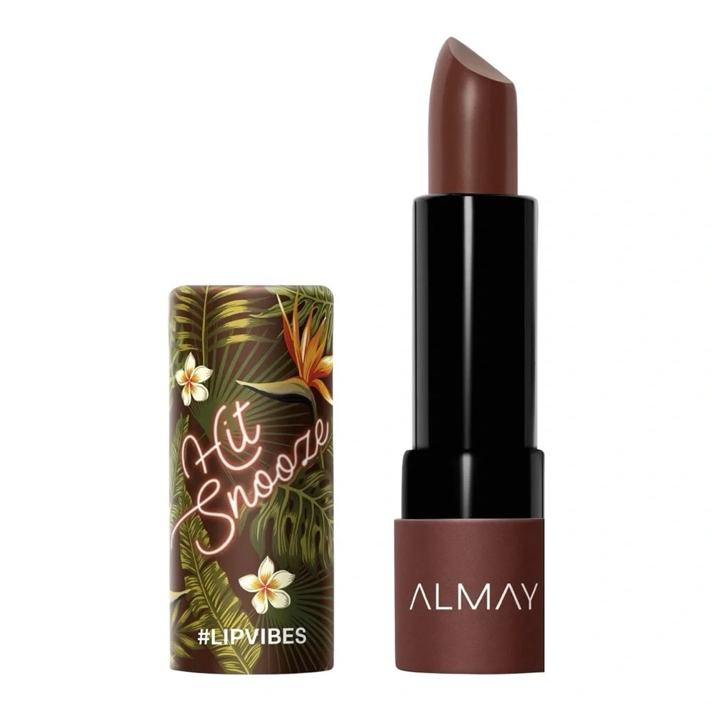 Almay Lip Vibes Matte Lipstick – 200 Hit Snooze – Brown